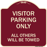 Visitor Parking Only All Others Will Be Towed