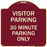 Visitor Parking 30 Minute Parking Only