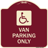 Van Parking Only (With Handicap Symbol)