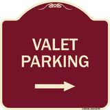 Valet Parking with Right Arrow