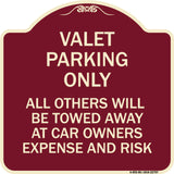 Valet Parking Only All Others Towed