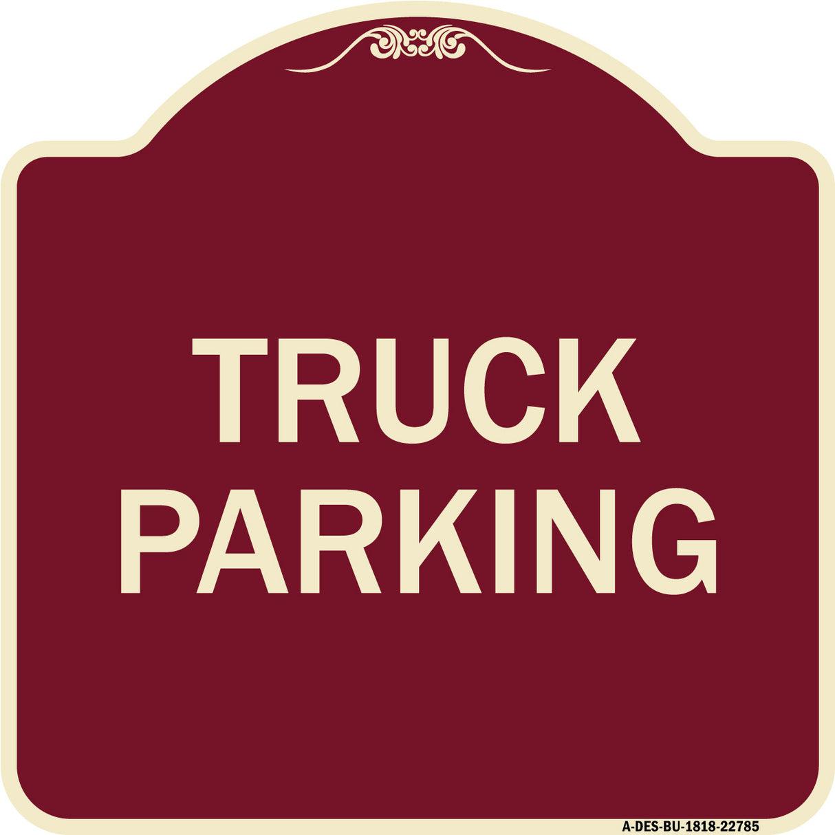 Truck Sign Truck Parking