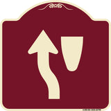 Traffic Sign Keep Left Symbol