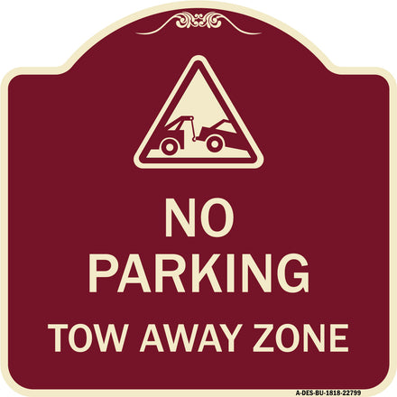 Tow Away Zone with Graphic