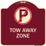 Tow Away Zone (No Parking Symbol)