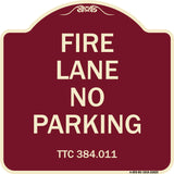 Texas Fire Lane No Parking