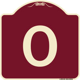 Sign with Letter O