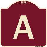 Sign with Letter A