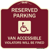 Reserved Parking Van Accessible Violators Will Be Fined (With Graphic)