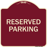 Reserved Parking Sign
