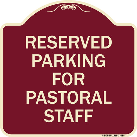 Reserved Parking for Pastoral Staff