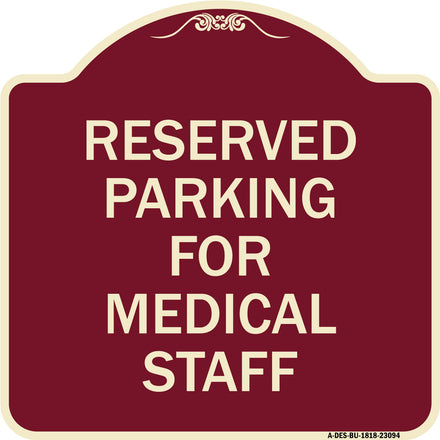 Reserved Parking for Medical Staff