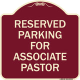 Reserved Parking for Associate Pastor