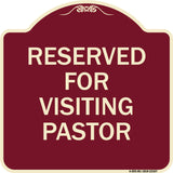 Reserved for Visiting Pastor