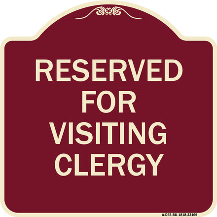 Reserved for Visiting Clergy