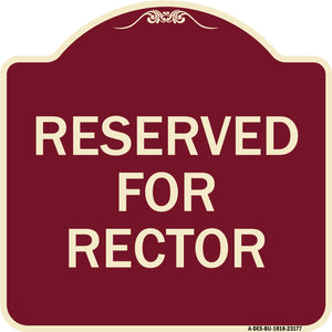 Reserved for Rector