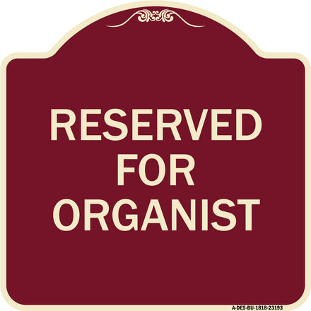 Reserved for Organist
