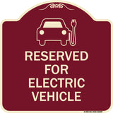 Reserved for Electric Vehicle (With Graphic)