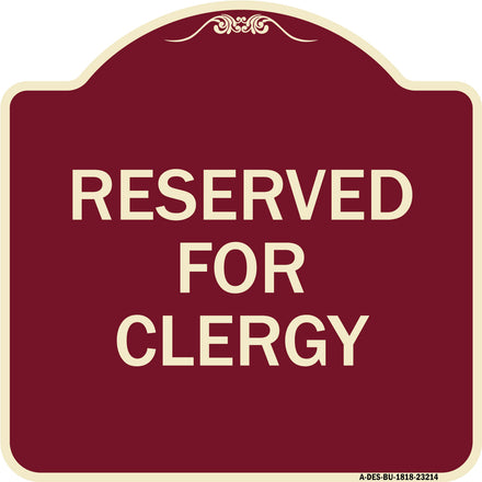 Reserved for Clergy