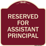 Reserved for Assistant Principal