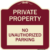 Private Property - No Unauthorized Parking