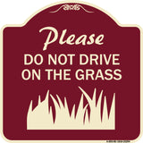 Please Do Not Drive on the Grass