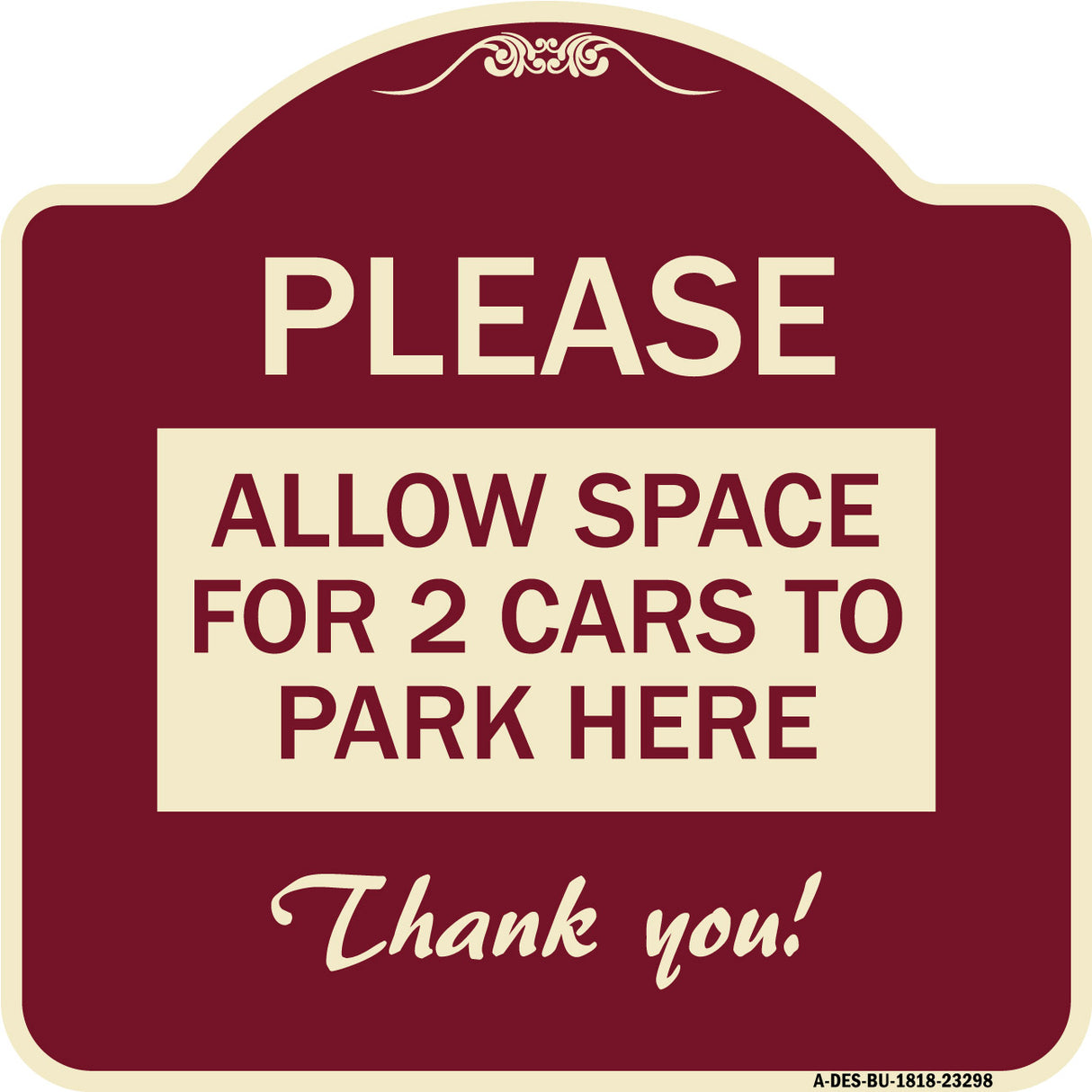 Please - Allow Space for 2 Cars to Park Here Thank You!