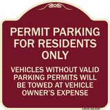 Permit Parking for Residents Only Vehicles Without Valid Parking Permits Will Be Towed at Vehicle Owner's Expense