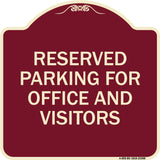 Parking Sign Reserved Parking for Office and Visitors