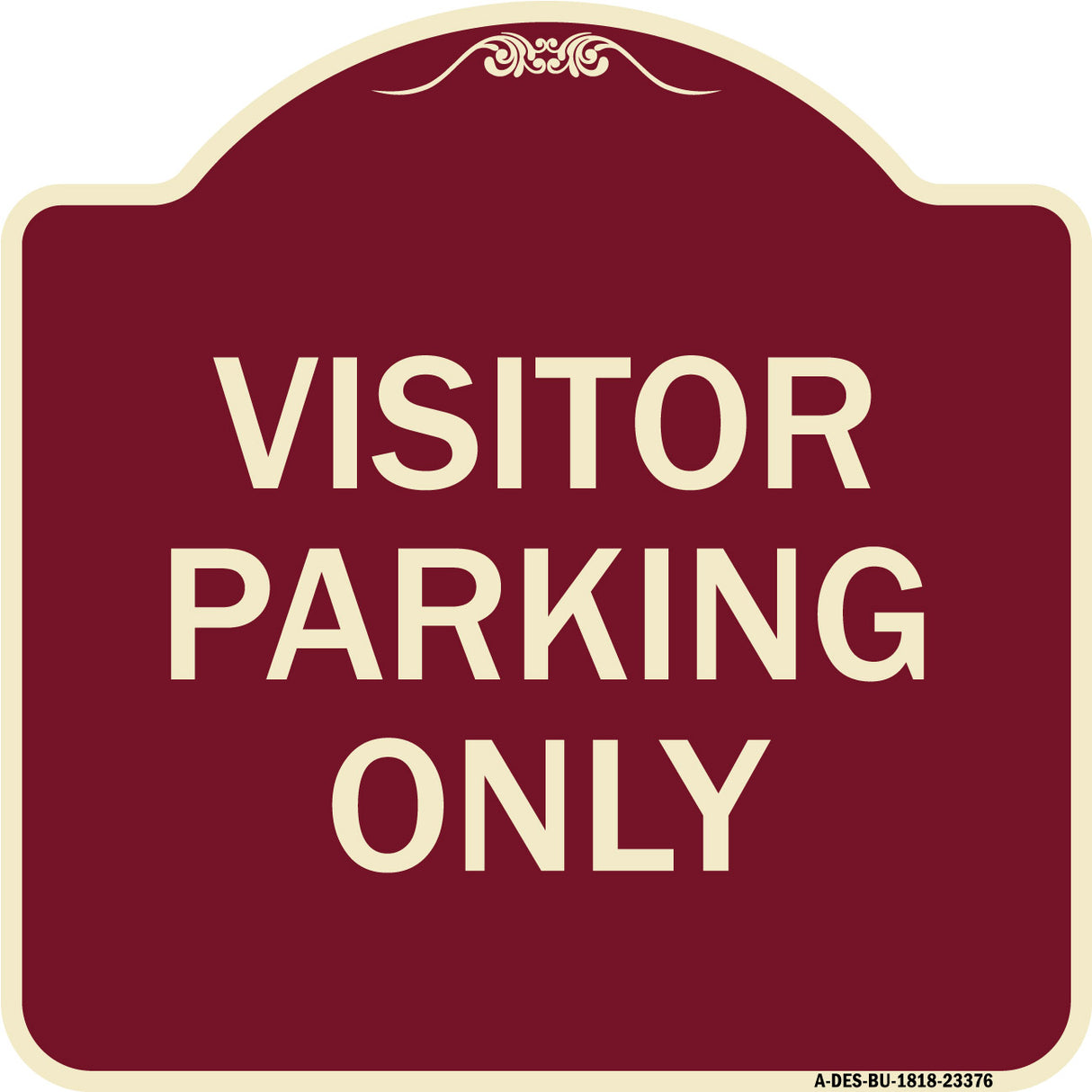 Parking Reserved Sign Visitor Parking Only