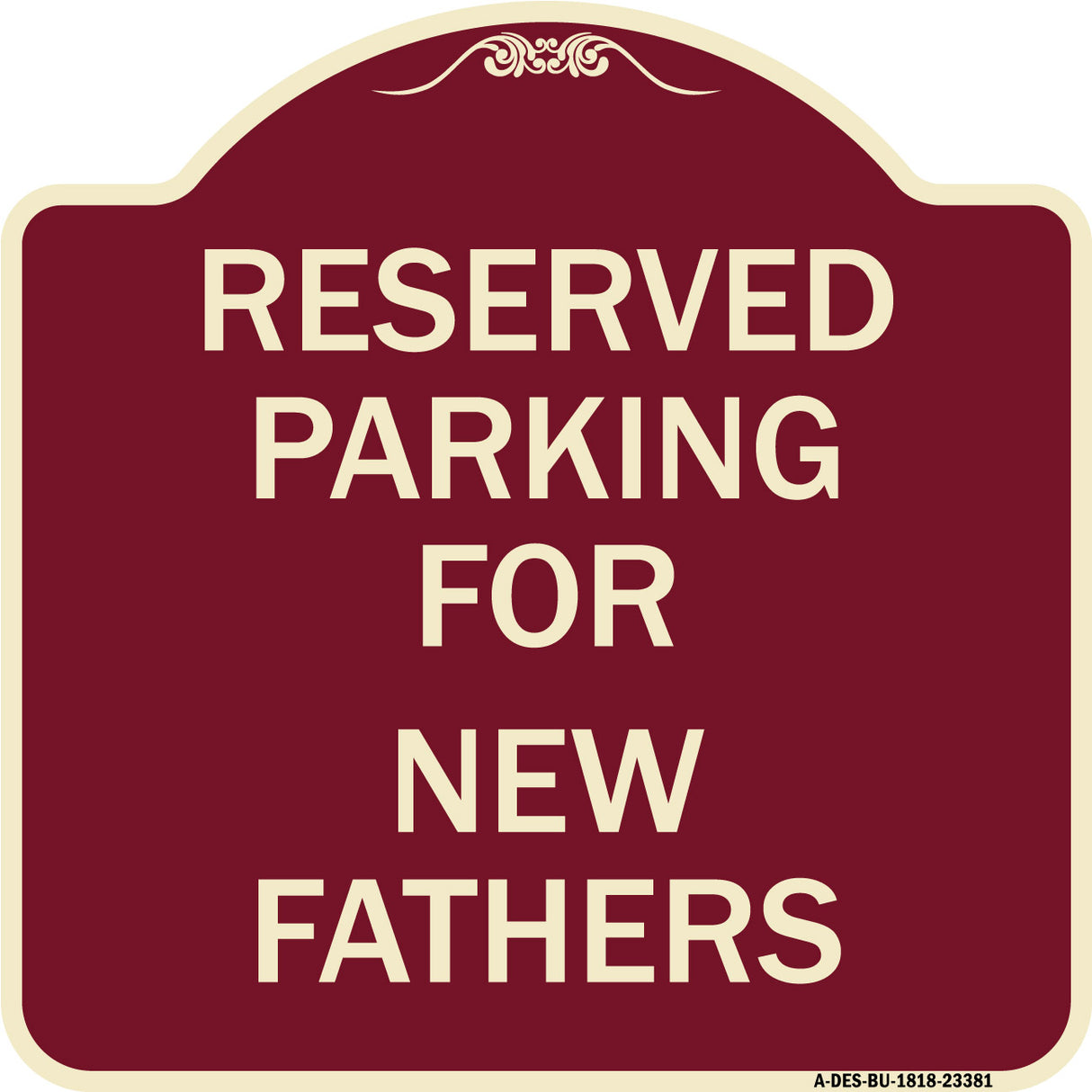 Parking Reserved for New Fathers