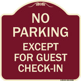 Parking Reserved for Guests Only