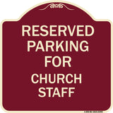 Parking Reserved for Church Staff