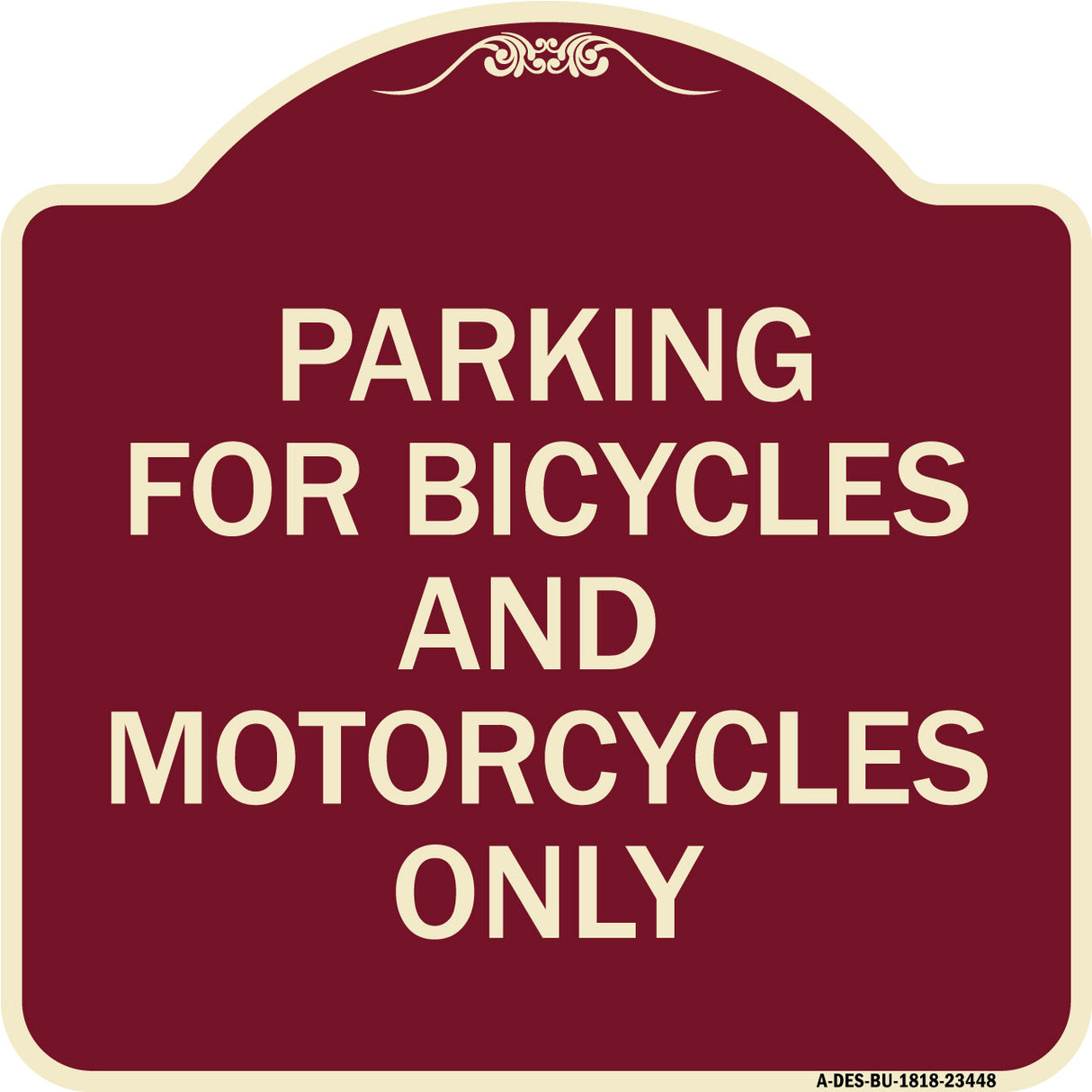 Parking for Bicycles and Motorcycles Only
