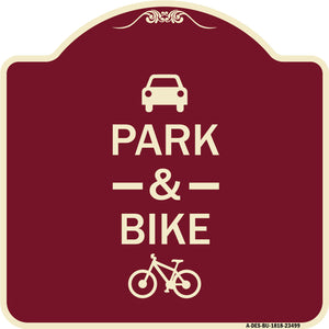 Park & Ride (With Bicycle Graphic