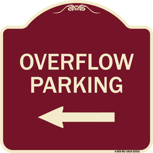 Overflow Parking with Left Arrow