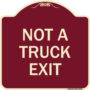 Not A Truck Exit