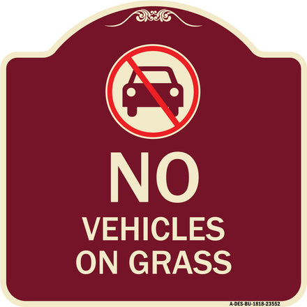 No Vehicles on Grass