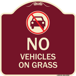 No Vehicles on Grass