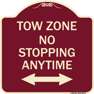 No Stopping Anytime with Bi-Directional Arrow