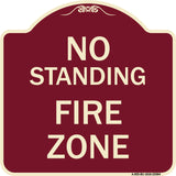 No Standing Fire Zone