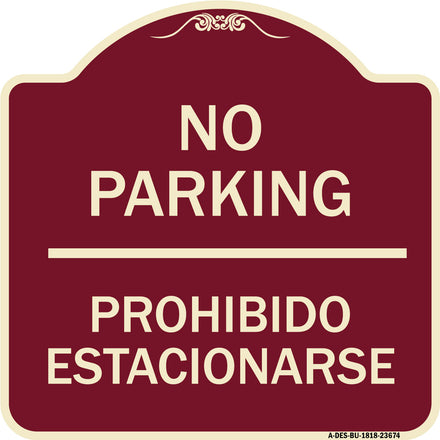 No Parking Prohibido Estacionarse