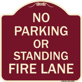No Parking or Standing Fire Lane