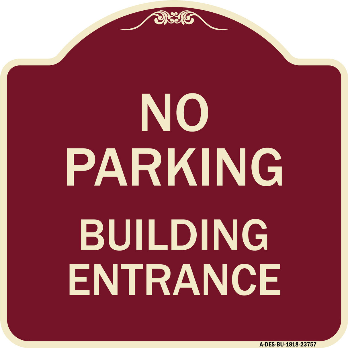 No Parking Building Entrance