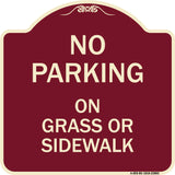 No Parking - on Grass or Sidewalk