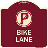 No Parking (Symbol) Bike Lane
