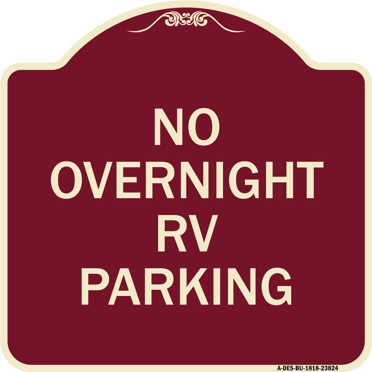 No Overnight RV Parking