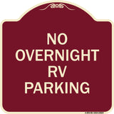 No Overnight RV Parking