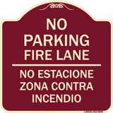 No Estacione Zona Contra Incendio
