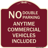 No Double Parking Anytime Commercial Vehicles Included